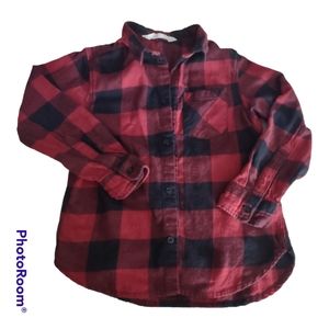 H&M Boy's Buffalo Check Flannel Shirt sz 6x